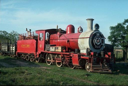 Type photo, steam engine 59, J.L.Oviedo, km 266.