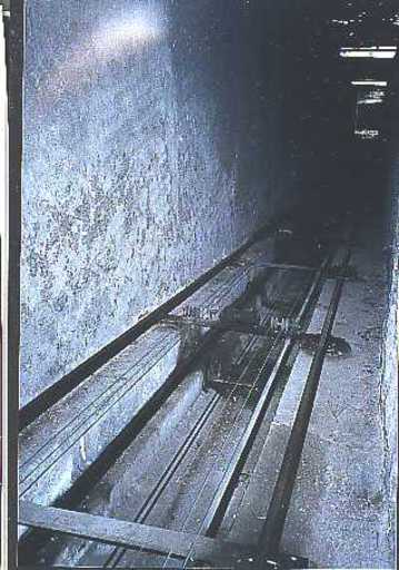 Monastery Santa Teresa, Rio de Janeiro. At tram line, shortly after Lapa viaduct. In tunnel. Public.