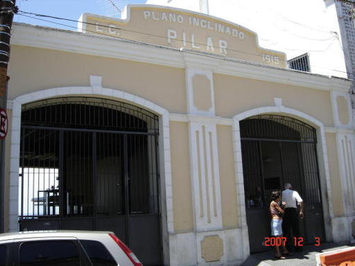 Pilar, the reconstructed upper station.