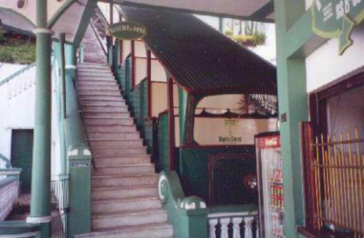 Santos SP, Monte Serrat funicular, lower station.