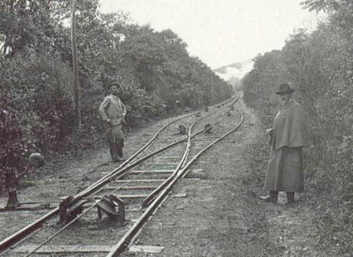 Former funicular Caieiras, passing loop.