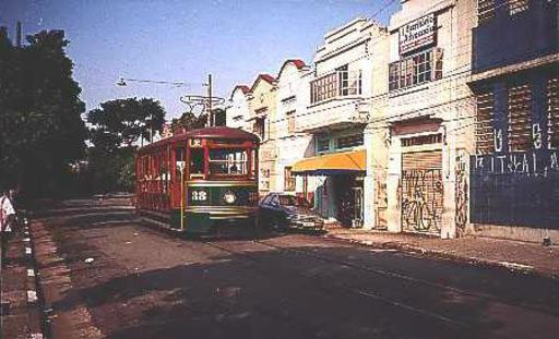 São Paulo, Tram zum Memorial do Imigrante-Museum.
