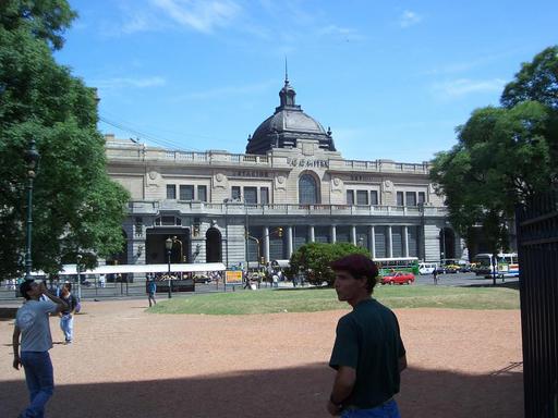Der Bahnhof Retiro Mitre vom englischen Uhrenturm aus gesehen, Buenos Aires.