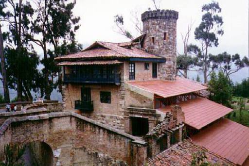 Bergstation. Monserrate, Kolumbien.