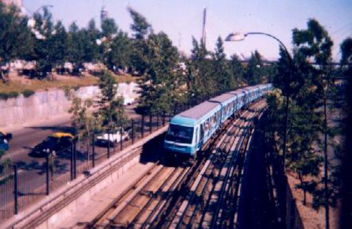 Metro Santiago de Chile Line 2.