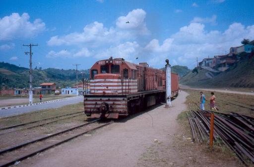 End of the shunting, São Felix, Brazil.