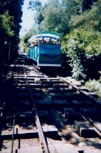 Funicular Cerro San Cristal, Santiago de Chile.